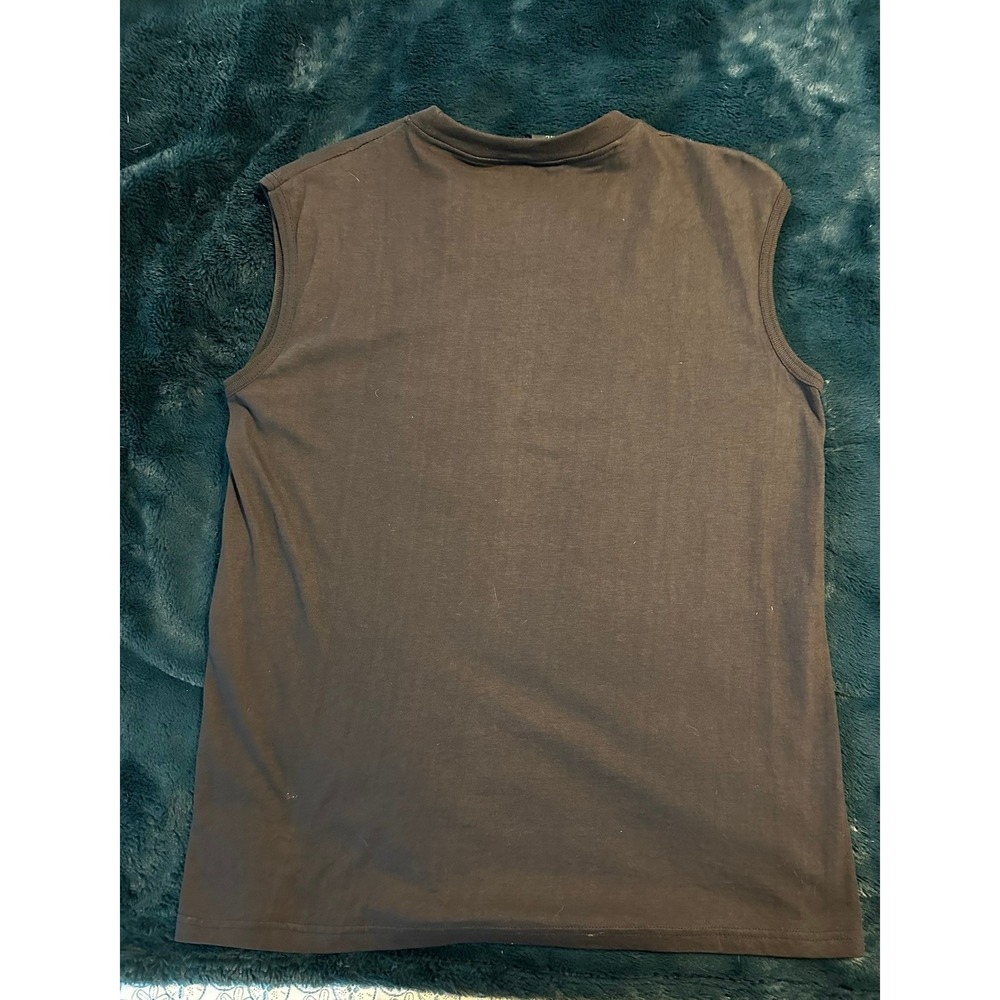 Michael Jackson Romanticism Graphic Muscle Tee Mens XL Black Sleeveless Shirt - Picture 2 of 8